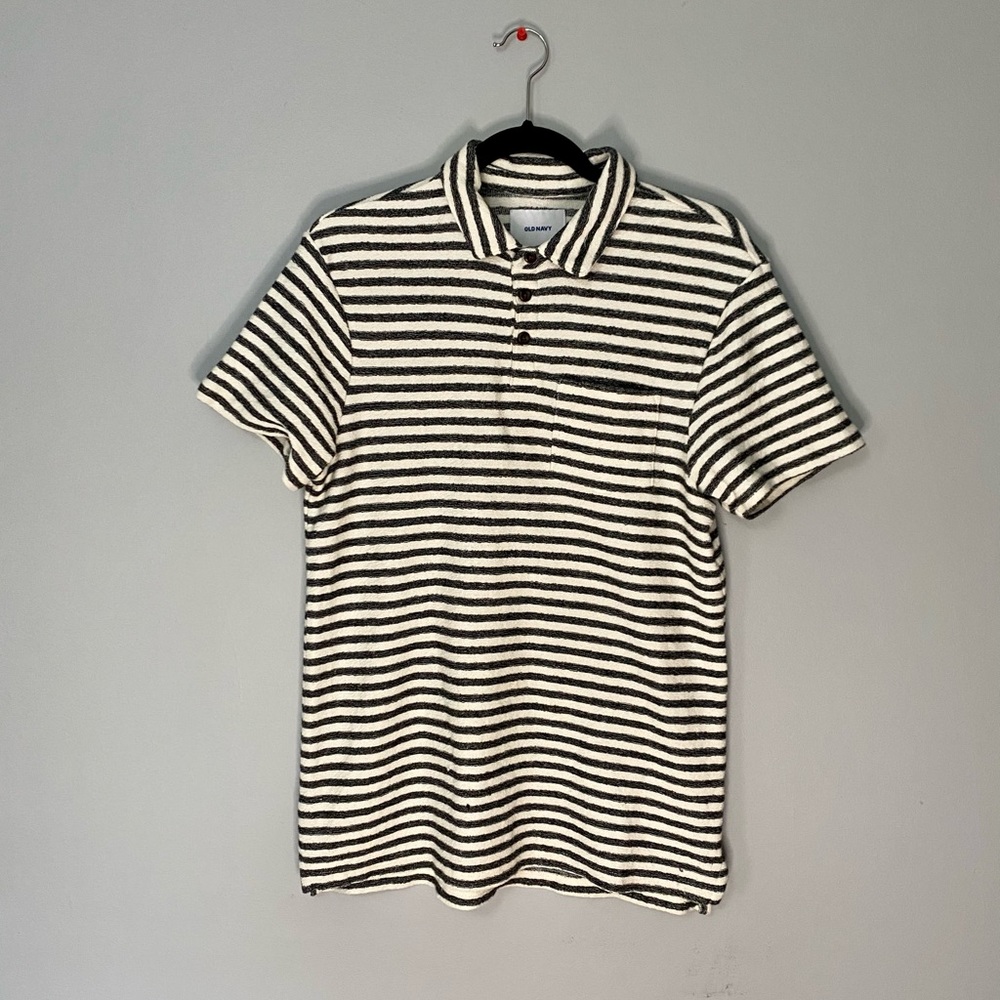 Old Navy strip polo Medium